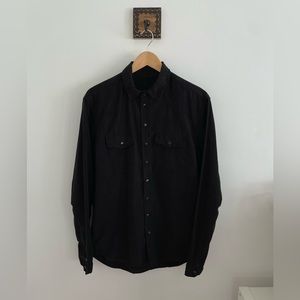 Zara suede like button up